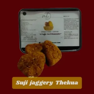 jaggery suji thekua